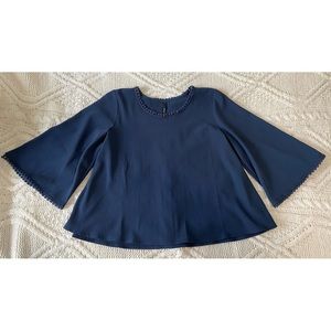 Bjewel Navy Blue Blouse